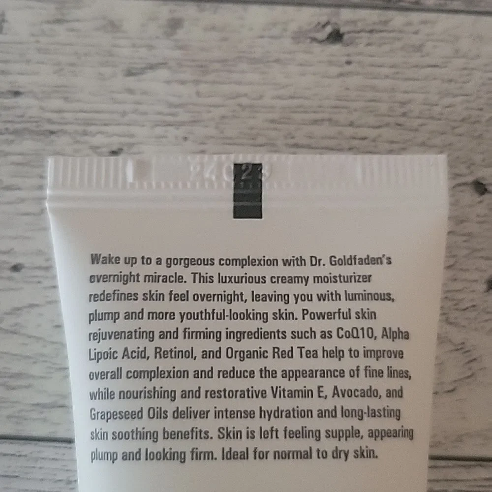 Goldfaden MD Wake Up Call Overnight regenerative Facial Treatment